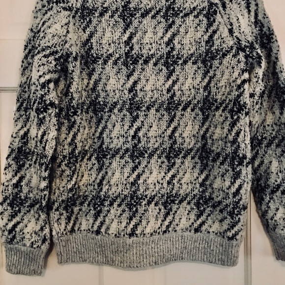 Theory Sweater - black/white plaid - Picture 2 of 3